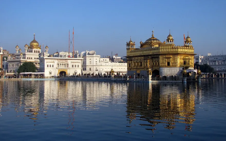 Akal Takht and Harmandir Sahib, Amritsar, Punjab, India